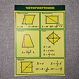 Набор картонных плакатов по Математике, фото 3