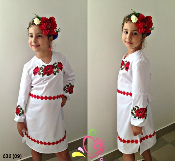 Детское платье вышиванка 636 (09) - фото 1 - id-p10132782