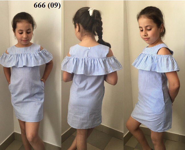 Платье на девочку летнее 666 (09) - фото 1 - id-p10132793