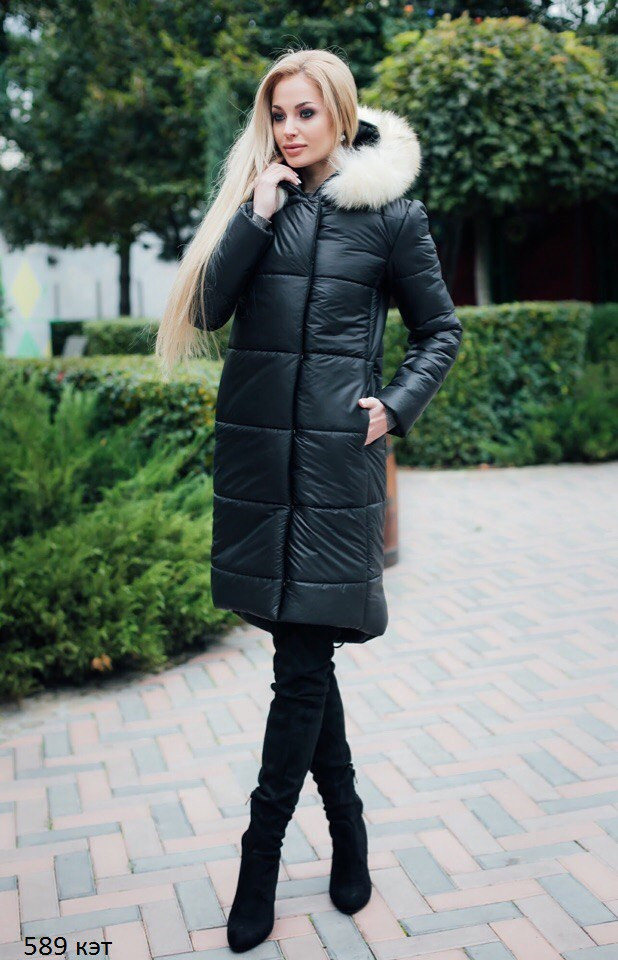 Зимняя женская куртка 589 кэт - фото 1 - id-p10132836