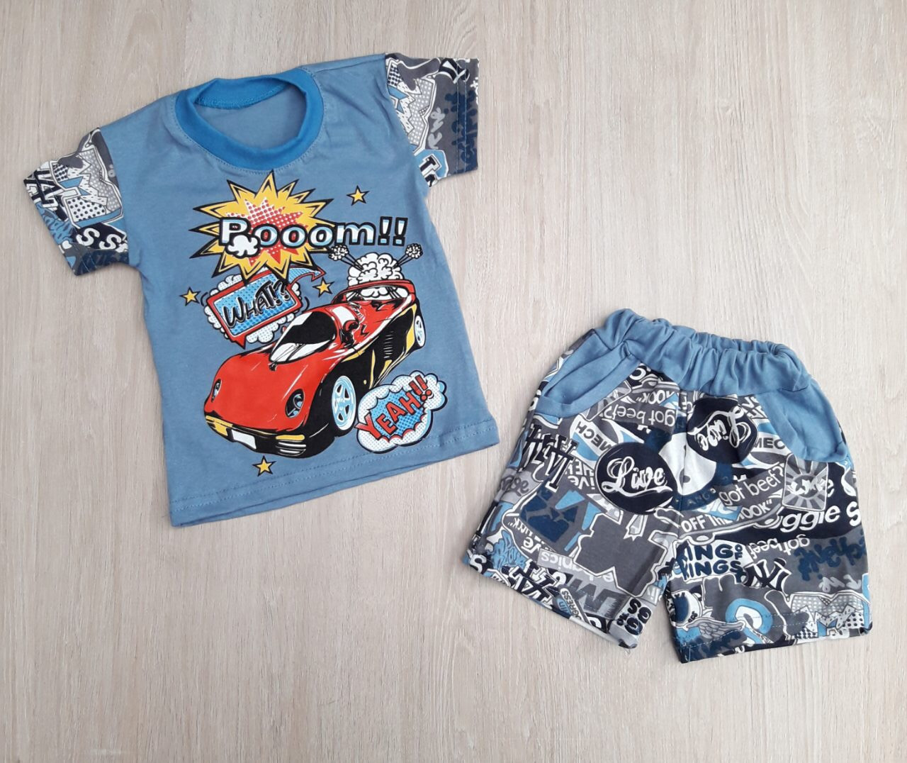 Комплект футболка и шорты на мальчика Оптом р. 26-34 - фото 1 - id-p10132989