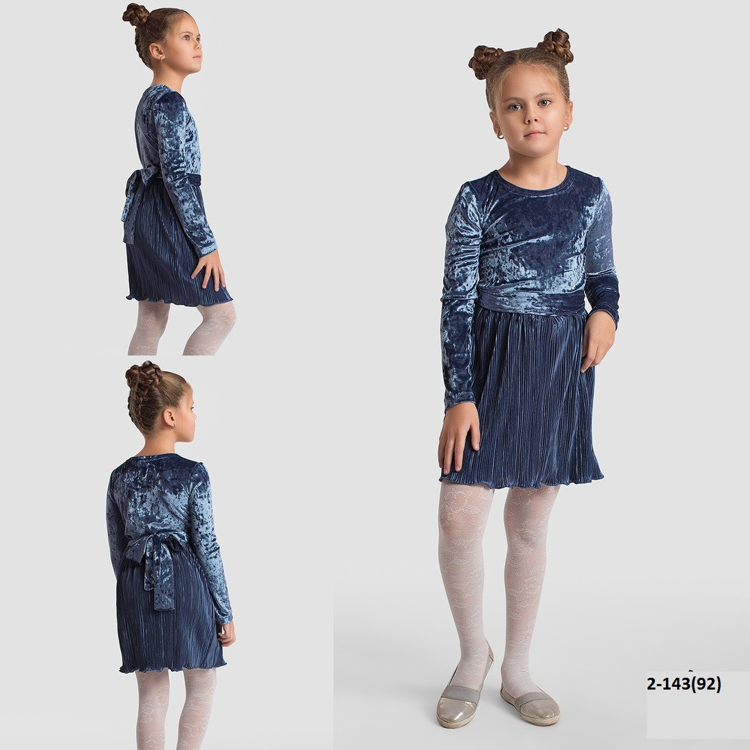 Детское платье бархатное 2-143(92) - фото 1 - id-p10133150