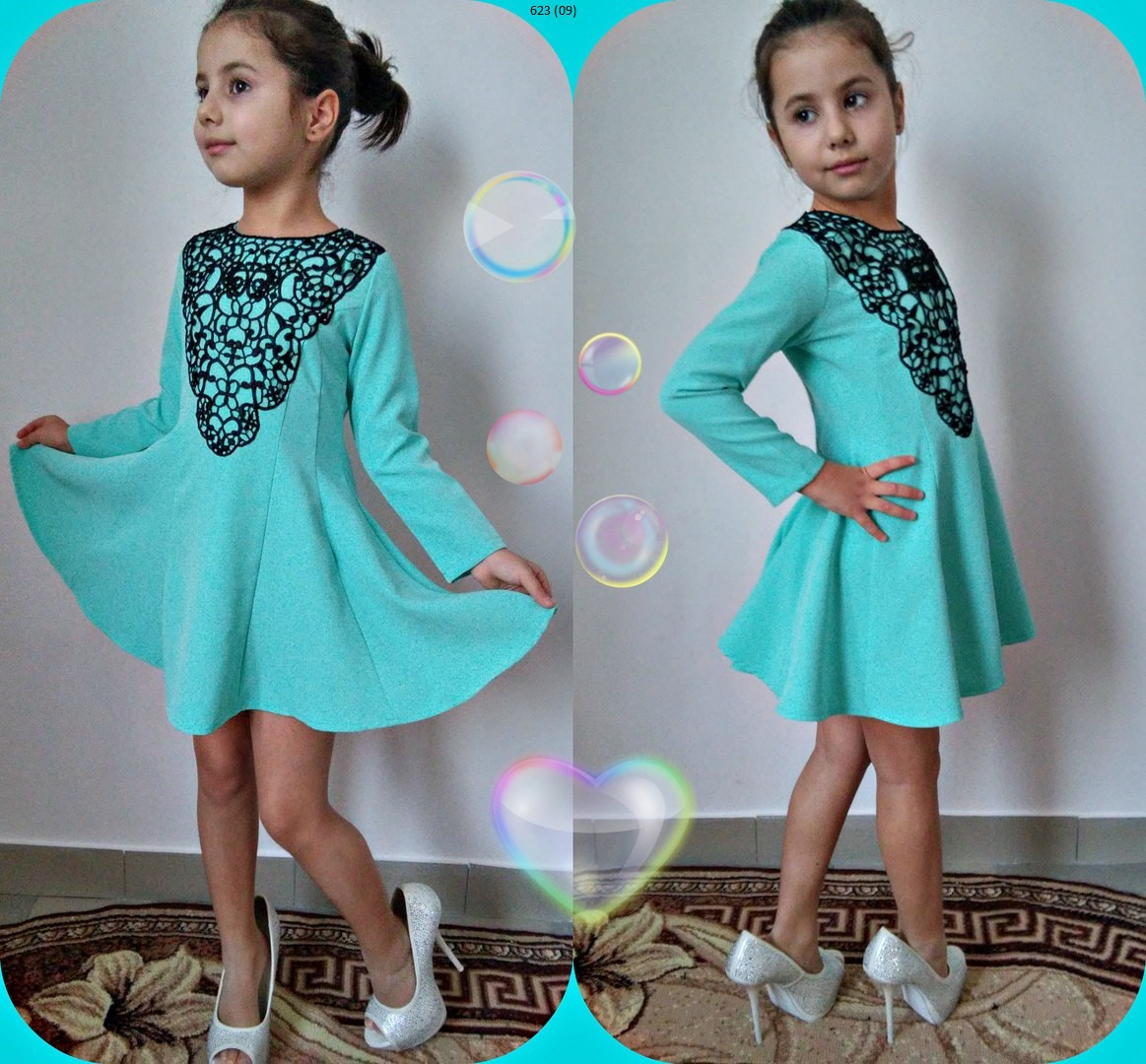 Платье детское модное - фото 1 - id-p10133206