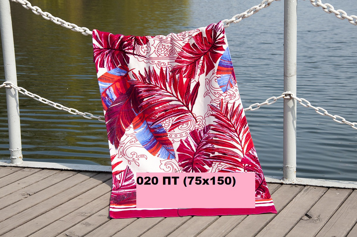 Полотенце пляжное пальмы Турция - фото 1 - id-p10133454
