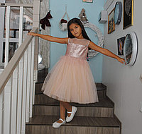 Детское пышное платье с пайетками 09 (93)