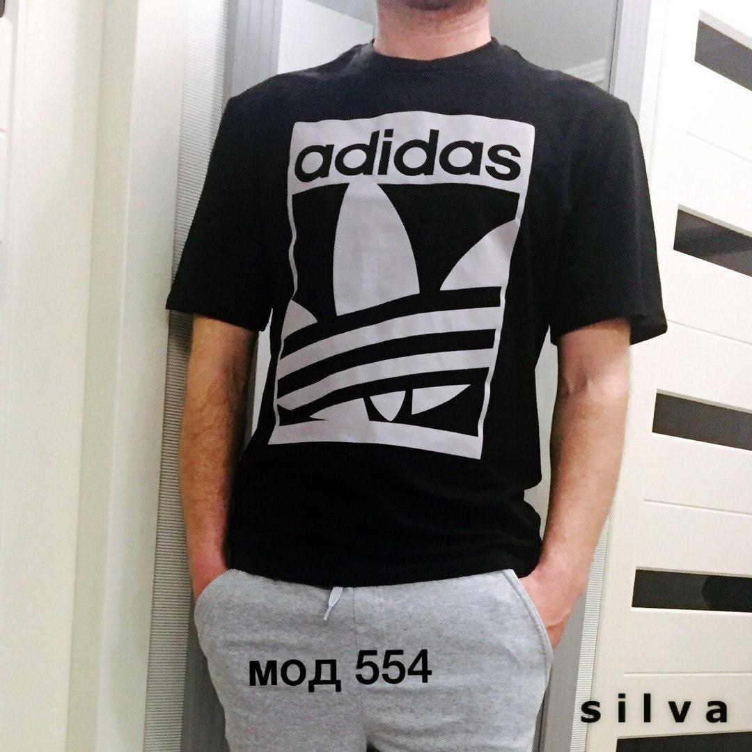 Мужские футболки adidas 554 Ник - фото 1 - id-p10133494