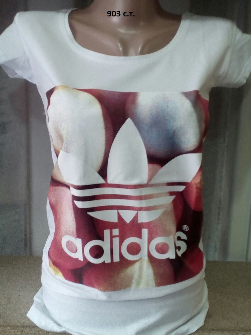 Женская футболка Adidas 903 с.т. - фото 1 - id-p10133981