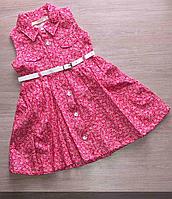 Платье детское с поясом (2-5 лет) Оптом