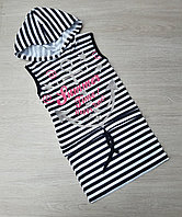 Платья детские в полосочку Оптом на 98-146 рост