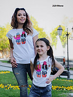 Женская футболка Девочки 219 Мила
