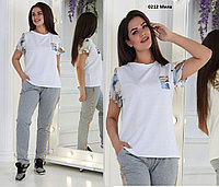 Женская трикотажная футболка 0212 Мила