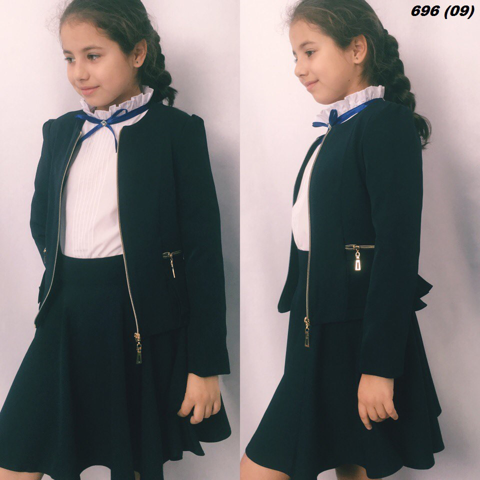 Пиджак школьный на девочку 696 (09) - фото 1 - id-p10134323