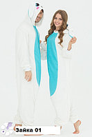 Кигуруми подрастковая пижама Зайка 01.2 (рост от 134 до 152)