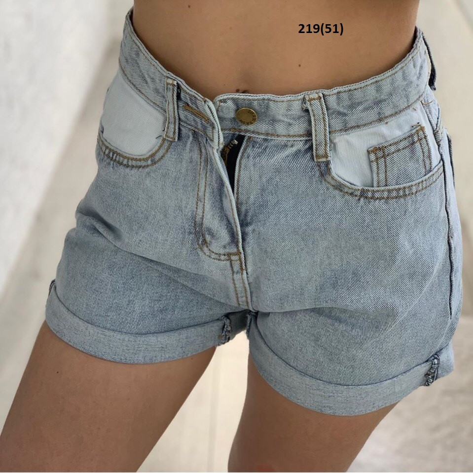 Шорты женские джинсовые 219(51) - фото 1 - id-p10135482
