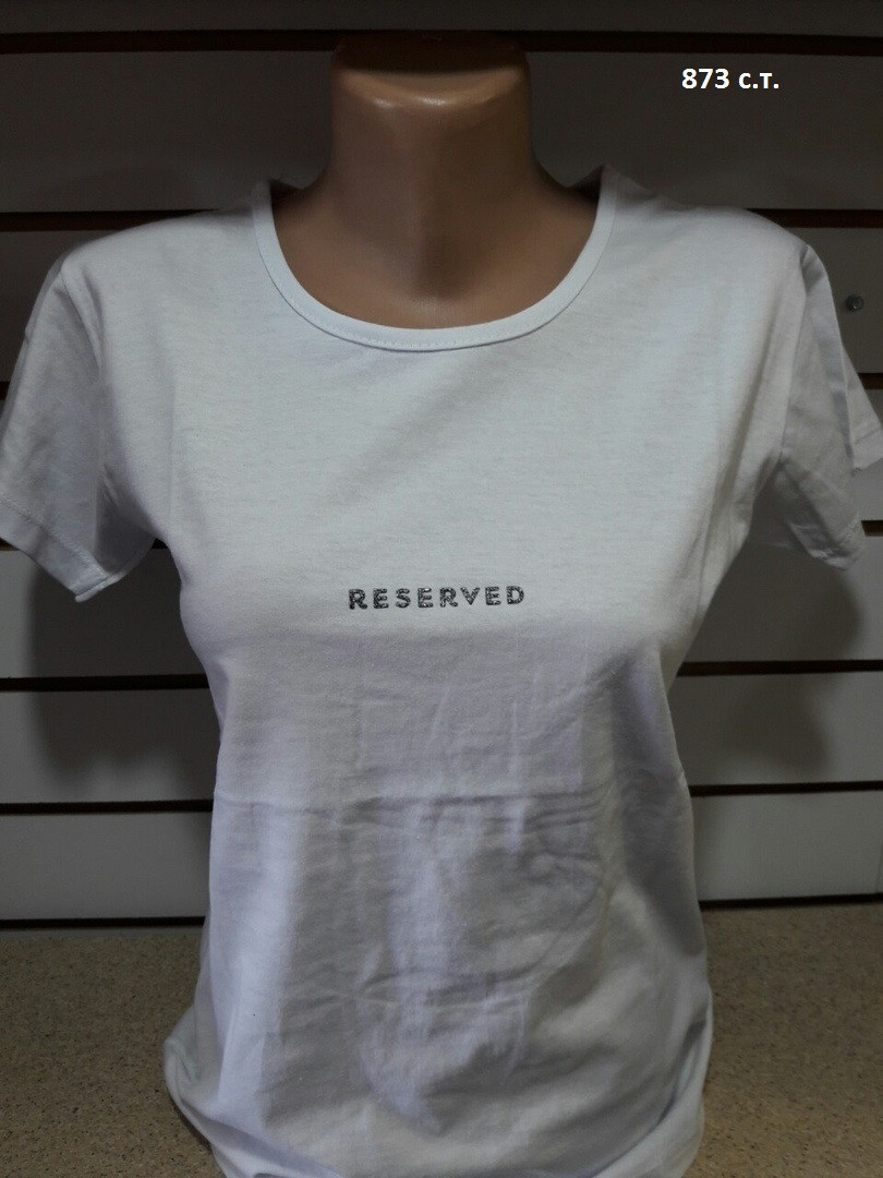 Однотонная женская футболка 873 с.т. - фото 1 - id-p10136232