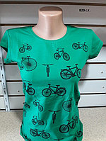 Женская футболка Велосипед 820 с.т.
