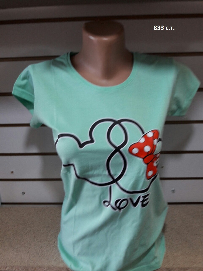 Женская футболка Love 833 с.т. - фото 1 - id-p10136496