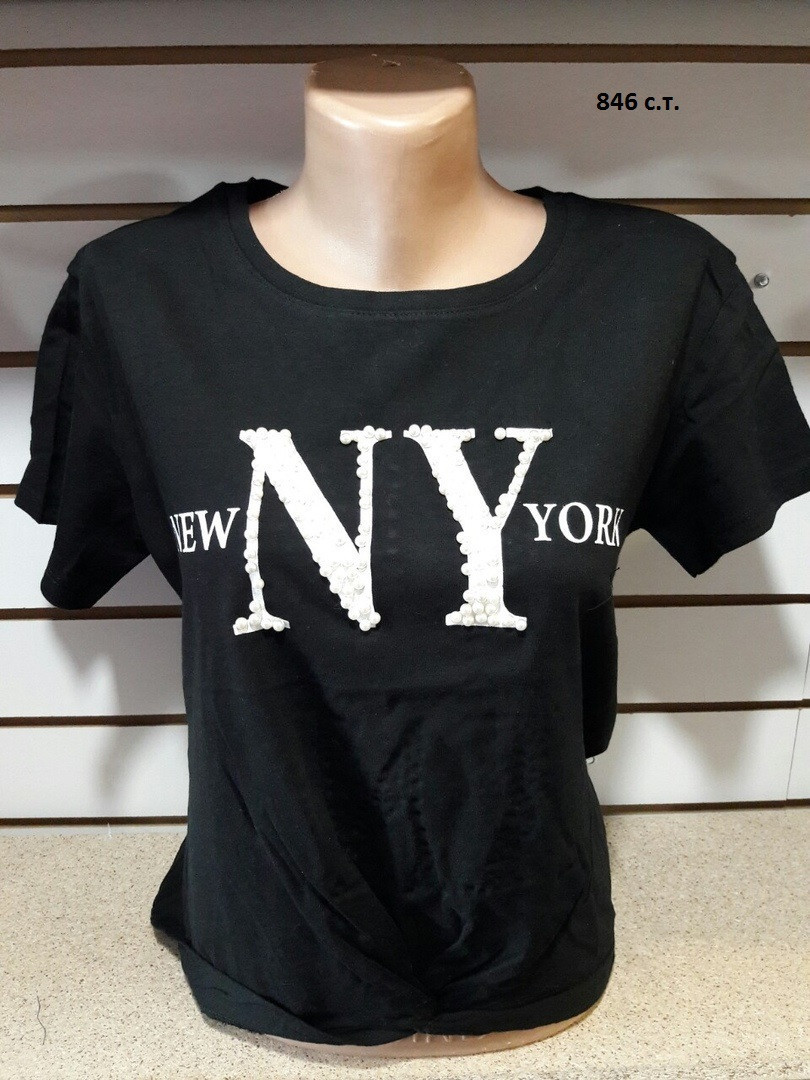 Женская летняя футболка NY 846 с.т. - фото 1 - id-p10136504