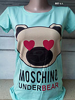 Женская футболка Moschino 887 с.т.