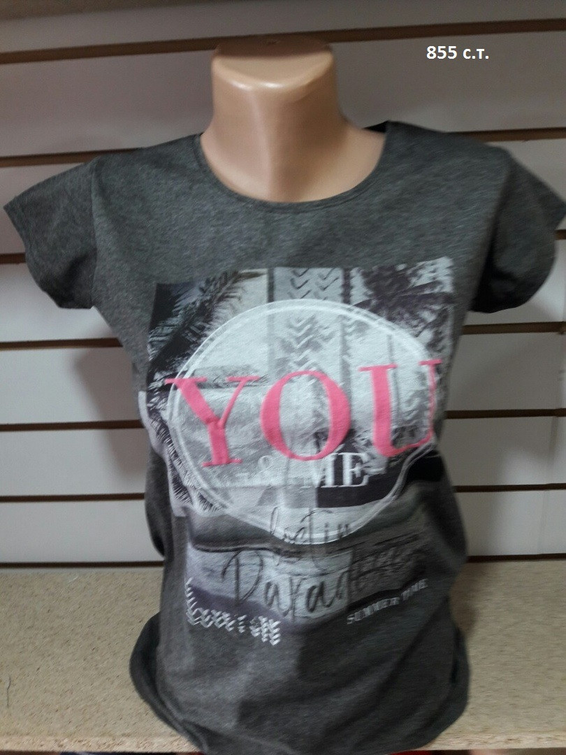 Женская летняя футболка YOU 855 с.т. - фото 1 - id-p10136828