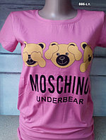 Женская футболка Moschino 886 с.т.