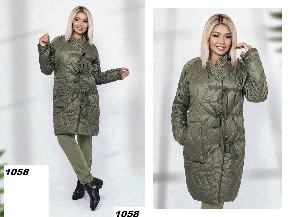 Стеганная куртка женская с 42 по 52 размеры 1058 (29) - фото 1 - id-p10136897