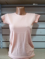 Женская футболка однотонная 805 с.т.