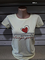 Женская футболка Сердце 839 с.т.
