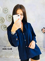 Рубашка женская с завязками на спине 006 Олб