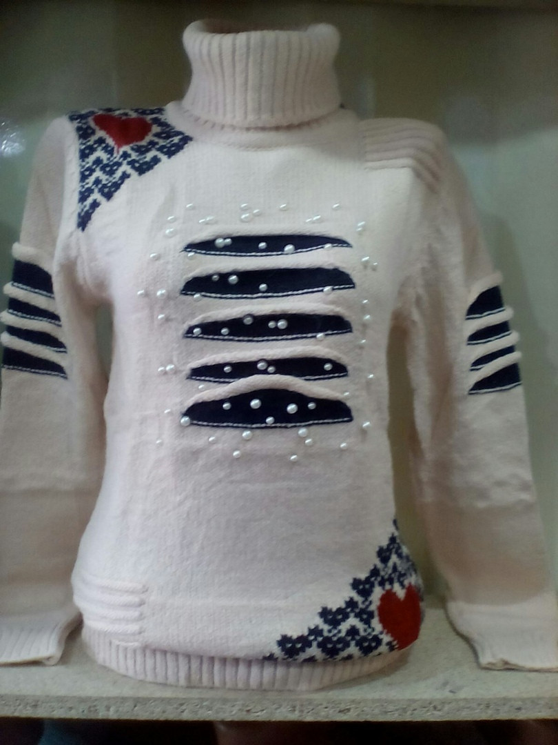 Женский теплый свитер под горло Турция ст 2004 с.т. - фото 1 - id-p10138436