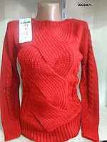 Вязаный женский свитер 00010с.т.
