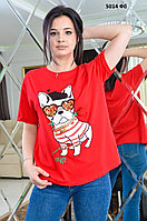 Летняя женская футболка 5014 Фб