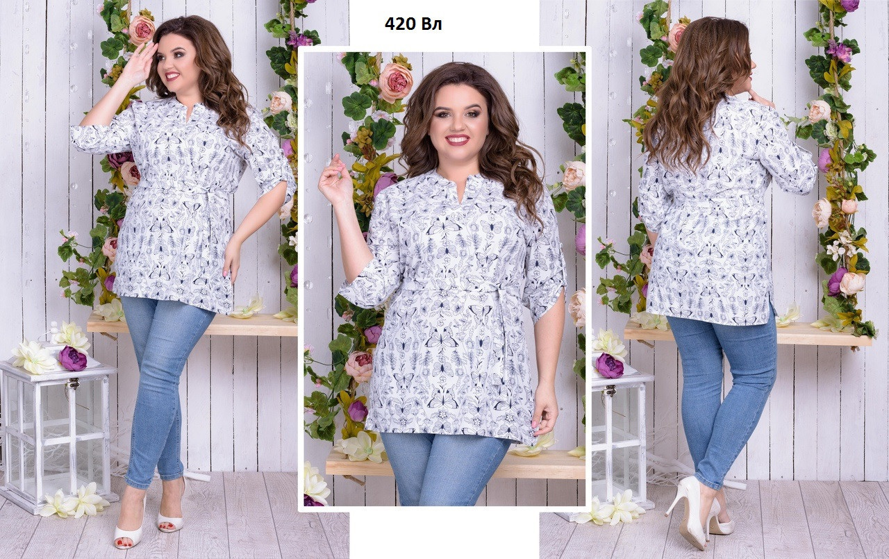 Женская Блуза-туника 420 Вл - фото 1 - id-p10138782