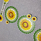 Уголок настроения "Подсолнушки" с прищепками (25 шт), фото 4