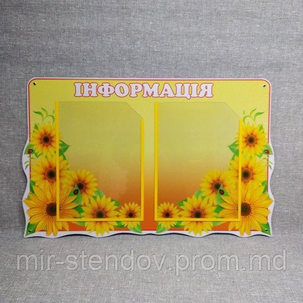 Универсальный информационный стенд. Подсолнухи, фото 1