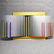 Стенд-книжка Универсальная с разноцветными кантами. 15 карманов