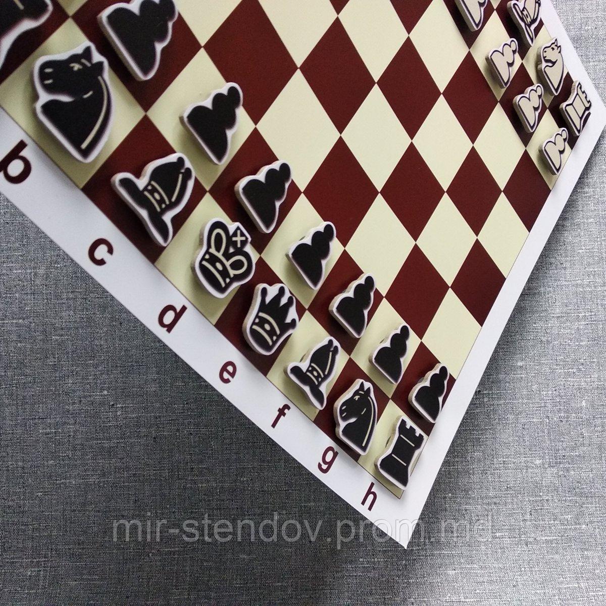 Шахматы на магнитном коврике 50х50 см - фото 1 - id-p10142476