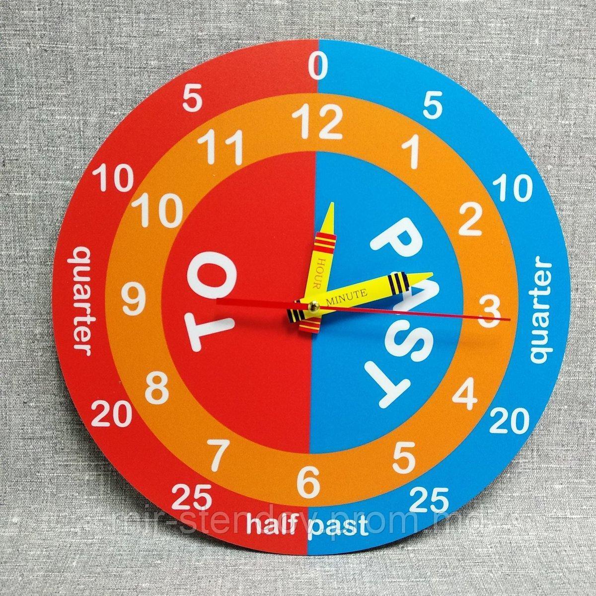 Часы для кабинета английского языка. Обучающие, фото 1