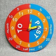 Часы для кабинета английского языка. Обучающие