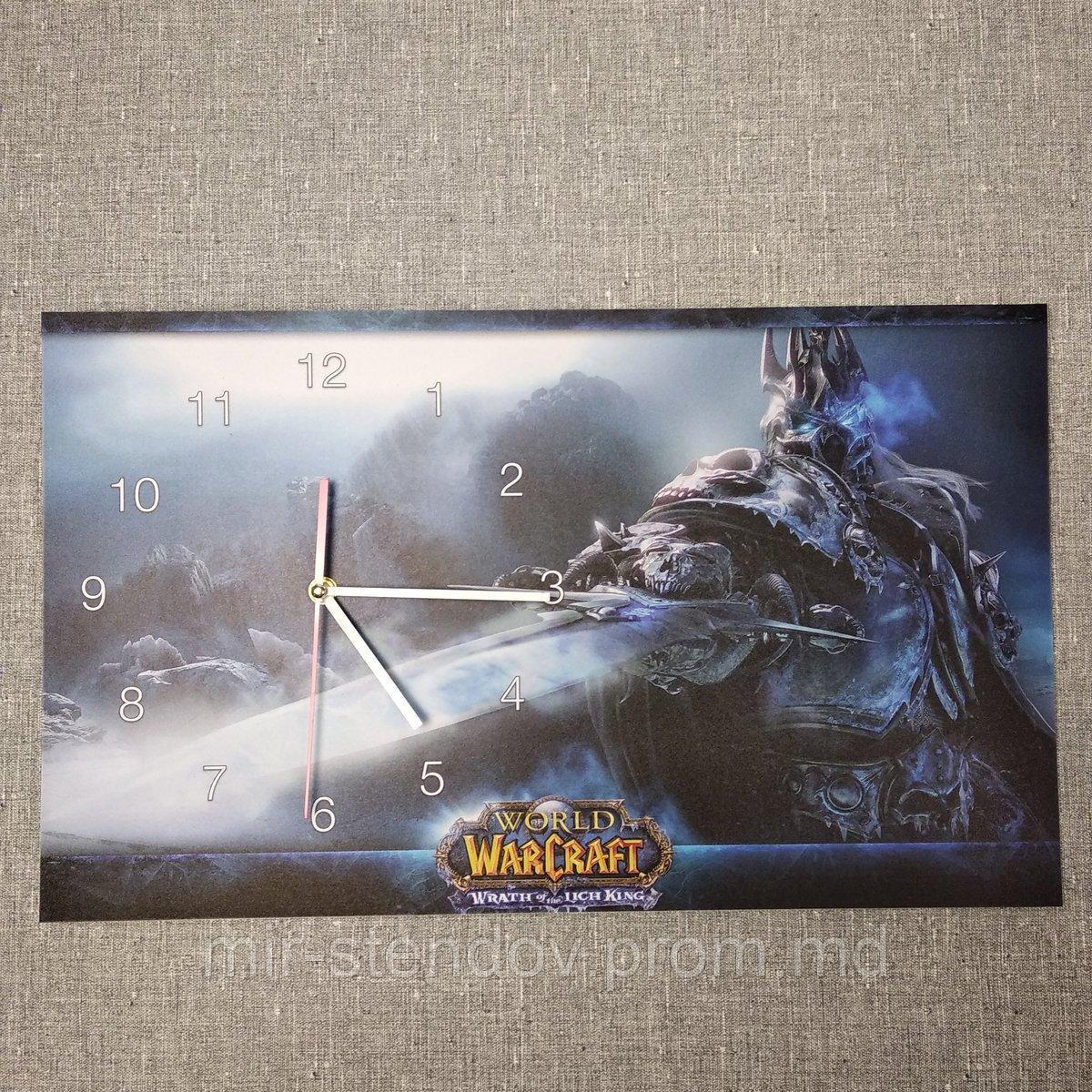 Часы настенные прямоугольные Варкрафт, фото 1