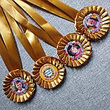 Медаль с розеткой выпускника детского сада Золотая, фото 5