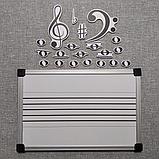 Настольное методическое пособие Нотный стан и ноты, фото 2