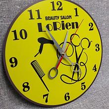 Настенные часы для салона красоты. Beauty salon Lorien