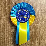 Значок Выпускник школы с розеткой, фото 5