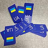 Наклейка на номер автомобиля Евростандарт новый номер, фото 4