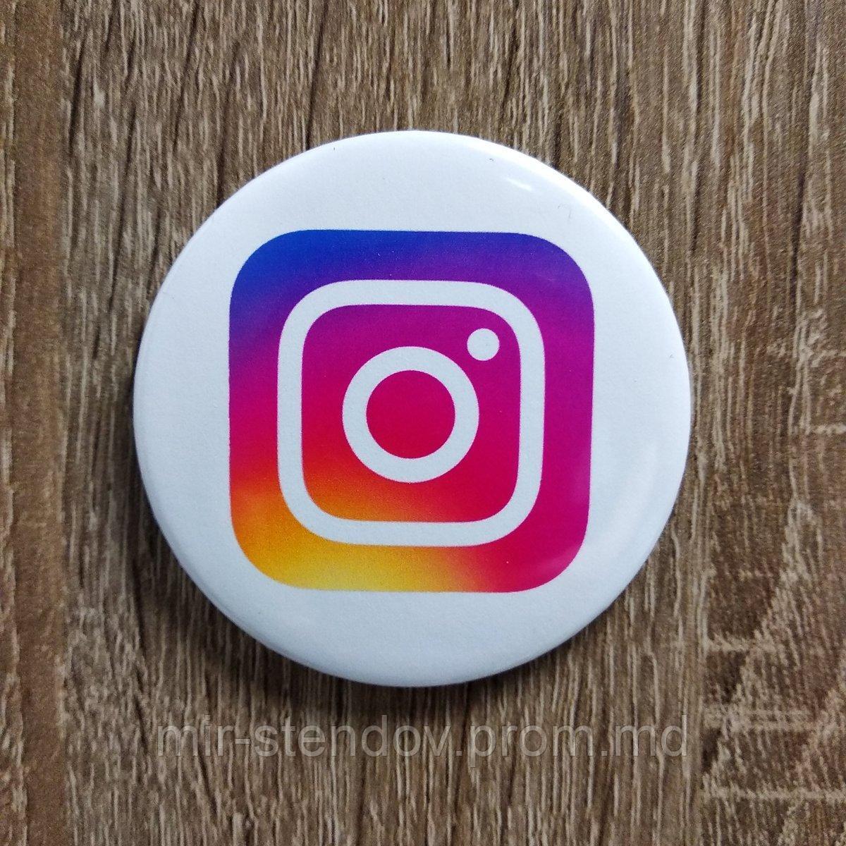 Значок с логотипом Instagram Оriginalis - фото 1 - id-p10142554