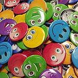 Значки Смайлики разноцветные, фото 2