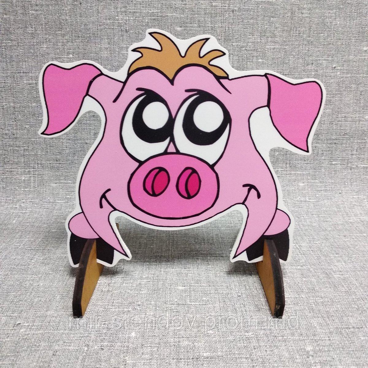 Прожорливые животные. Свинка. Игра для развития речевого дыхания, фото 1