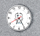 Часы настенные для стоматологии. Веселый зубик, фото 4