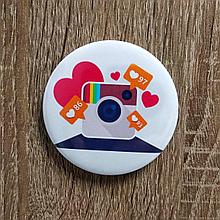 Значок с логотипом Инстаграм